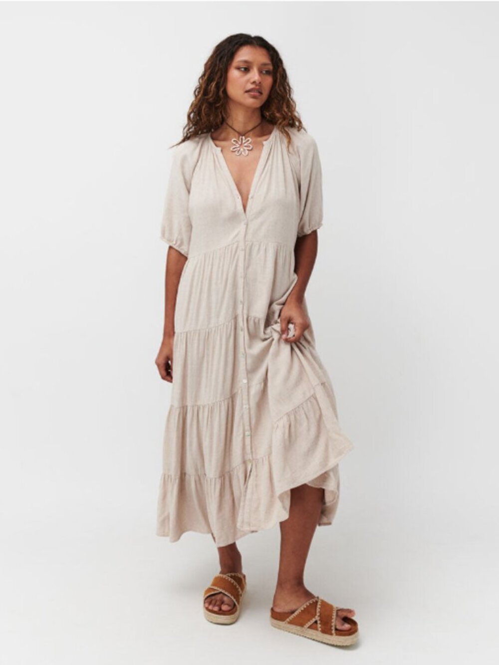 Ghanda Frida Linen Dress